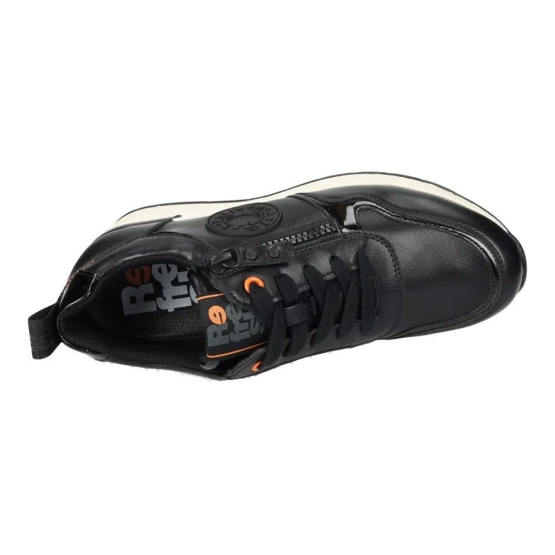 172280 Deportivos polipiel color NEGRO