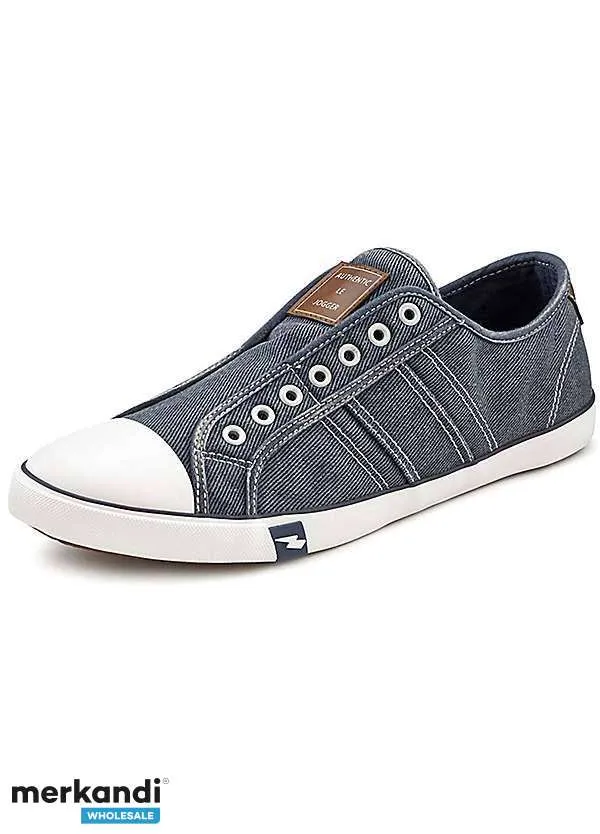 2.60 € Por par, Stock: Zapatillas de hombre, stock restante, zapatos de marca, vajilla A, cartón mixto, mujer, herre, venta al p