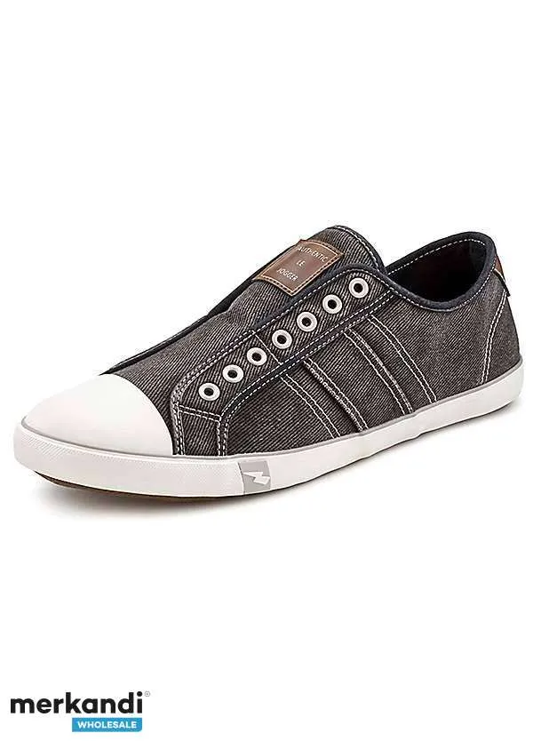 2.60 € Por par, Stock: Zapatillas de hombre, stock restante, zapatos de marca, vajilla A, cartón mixto, mujer, herre, venta al p