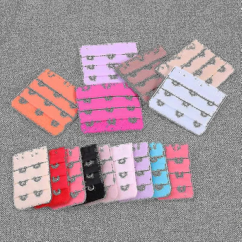 36 Piezas Sujetador Mujer Extensores Brassiere Extension Ganchos 2 Ganchos Y 3 Ganchos (18 Colores)