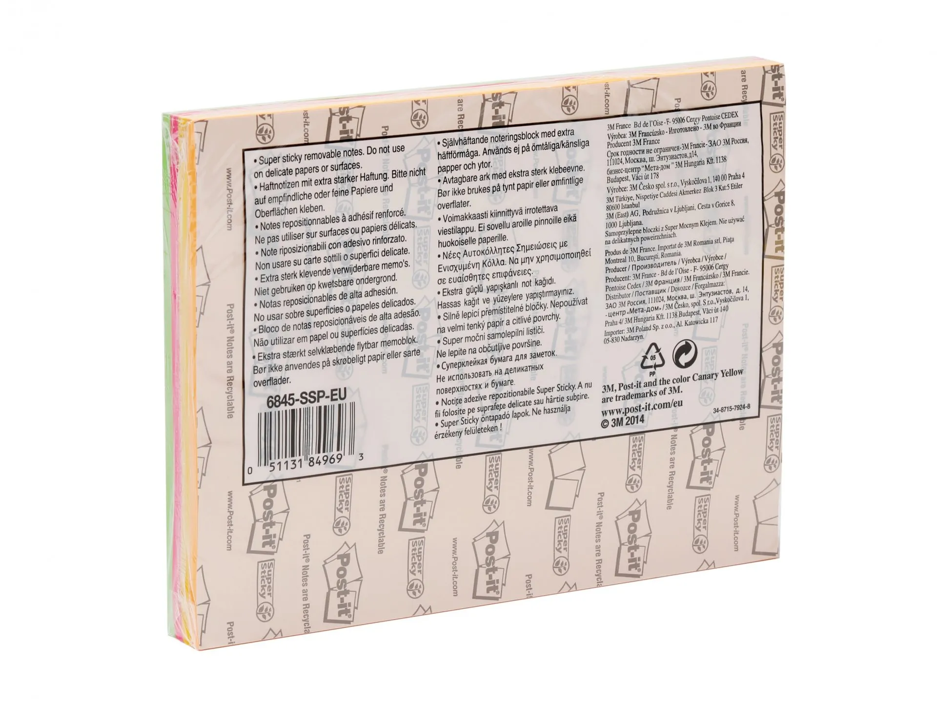 3M POSTIT SUPER STICKY MEETING NOTES
