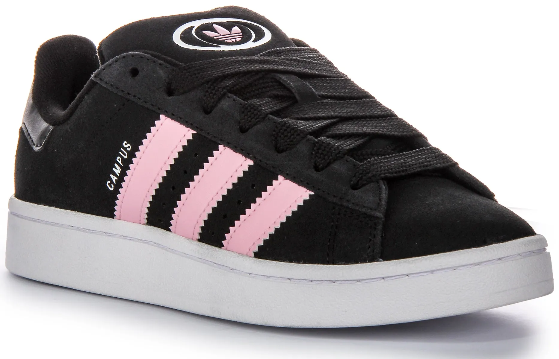 Adidas Campus 00S Zapatillas de cuero gamuzado en verde y negro