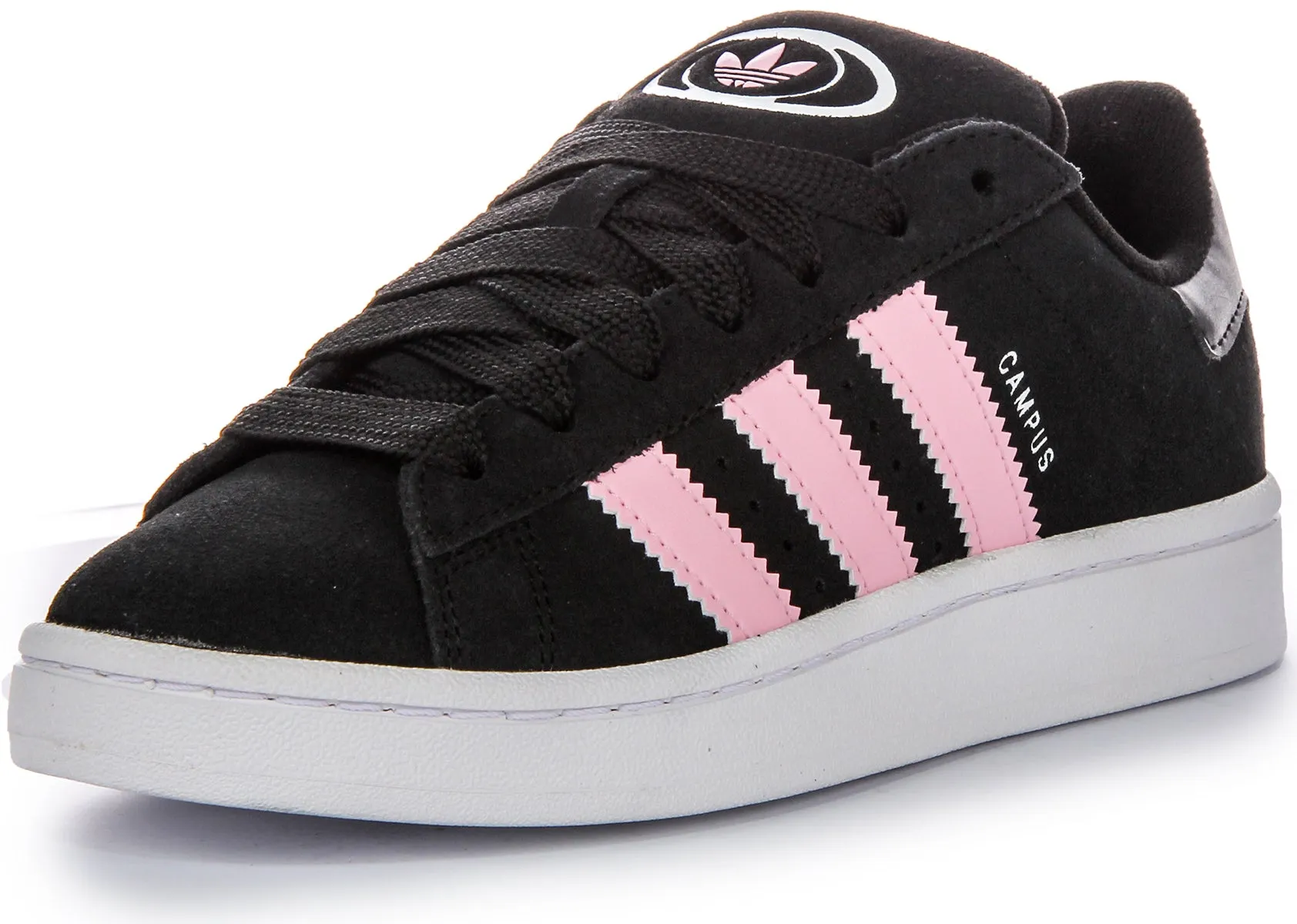 Adidas Campus 00S Zapatillas de cuero gamuzado en verde y negro