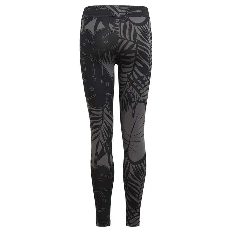 ADIDAS GIRLS FUTURE ICONS AOP TIGHT "GREY FIVEBLACK"