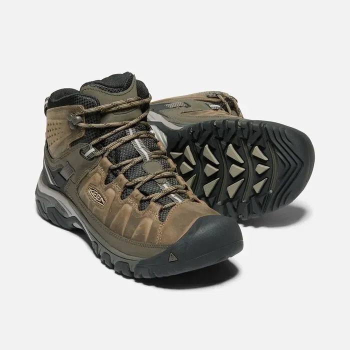 Alcista Botas De Montaña Hombre ( Marrones/Verde Oliva ) Keen Targhee III Mid Waterproof – SYF428170 – Botas De Mont