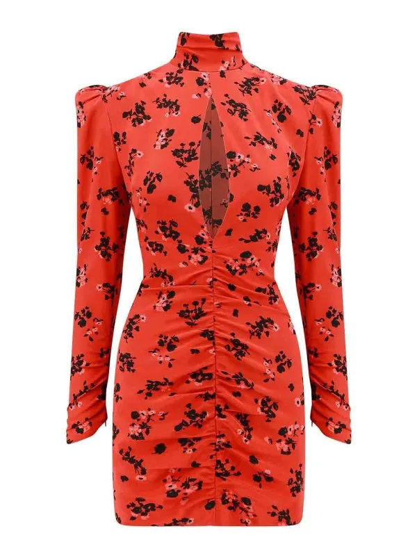 ALESSANDRA RICH VESTIDO CORTO  ROJO