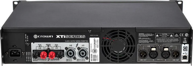 AMPLIFICADOR FINAL CROWN XTI2002 2 X 800W / 4 Ω