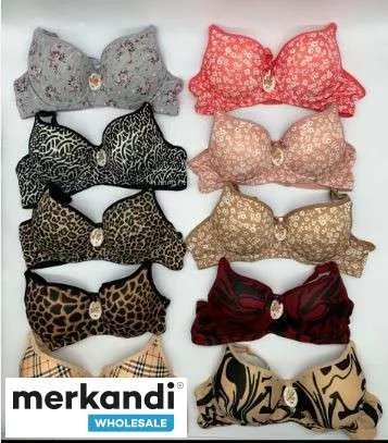 Amplíe su gama con sujetadores de mujer con variantes de color para la venta al por mayor desde Turquía.