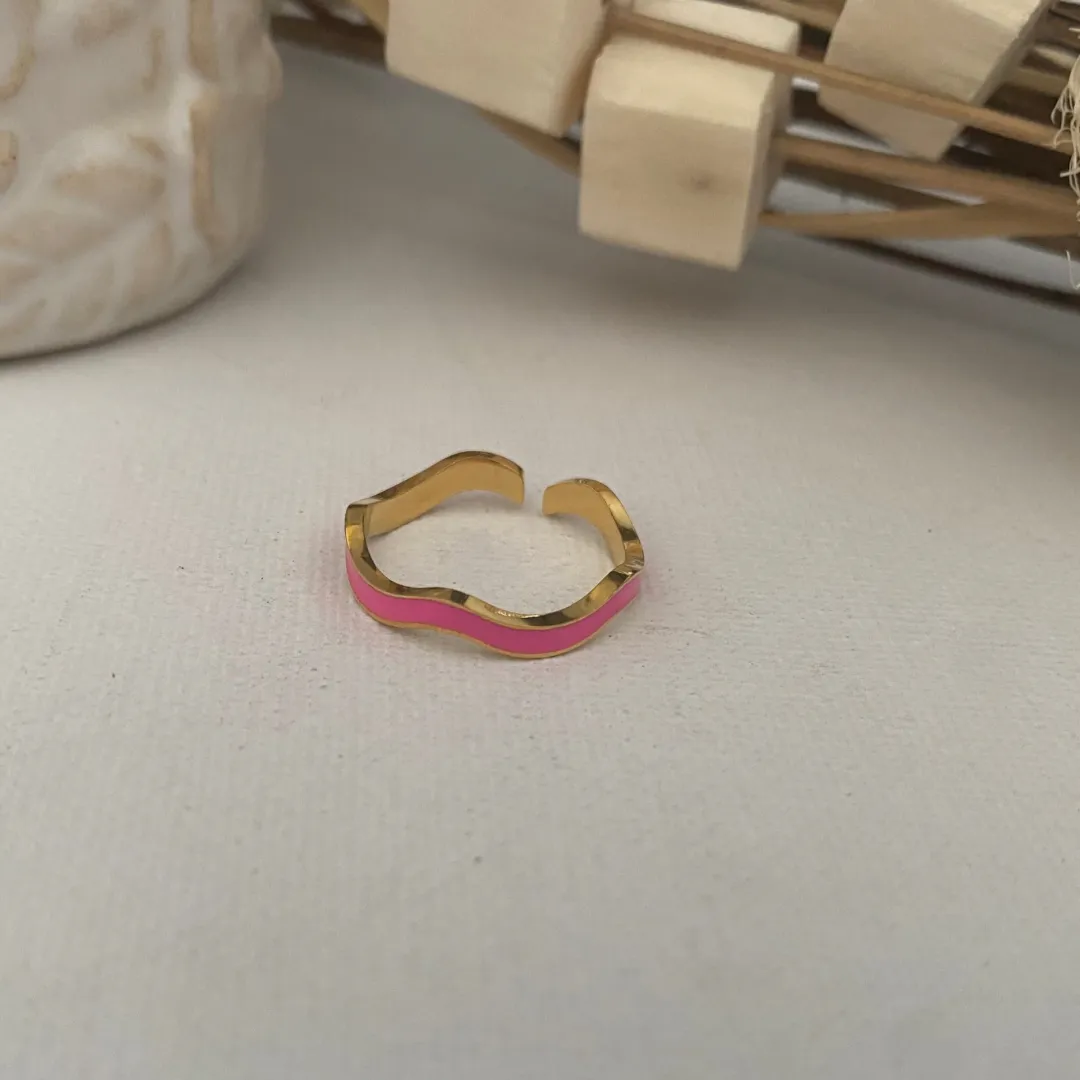 ANILLO IRENE FUCSIA
