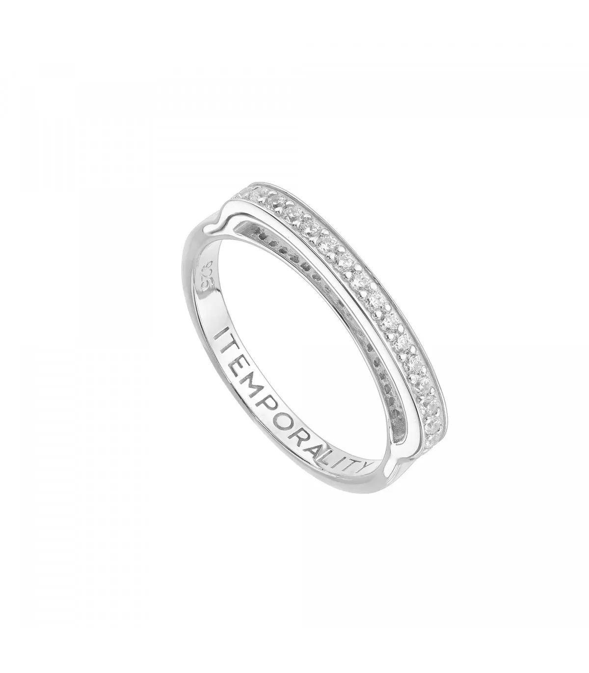 ANILLO ITEMPORALITY ETERNITY PLATA  SRN101025
