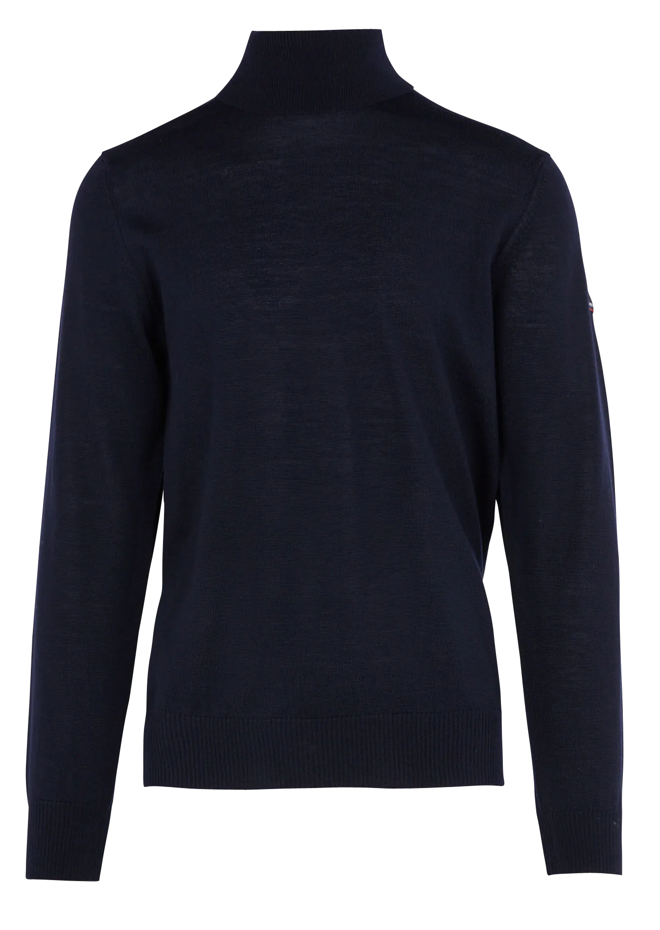 ARMOR LUX Jersey de cuello vuelto regular fit de lana en azul