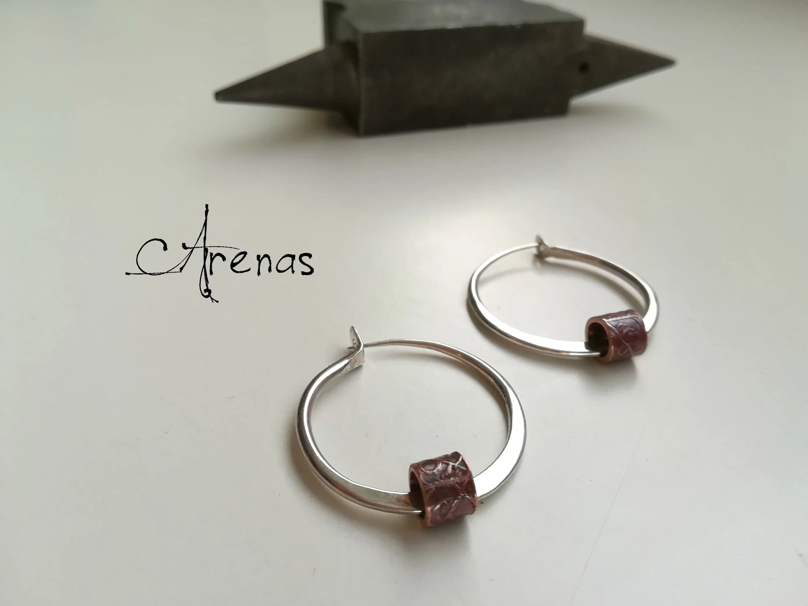 AROS DE PLATA MACIZA Y COBRE  ARGOLLAS DE PLATA