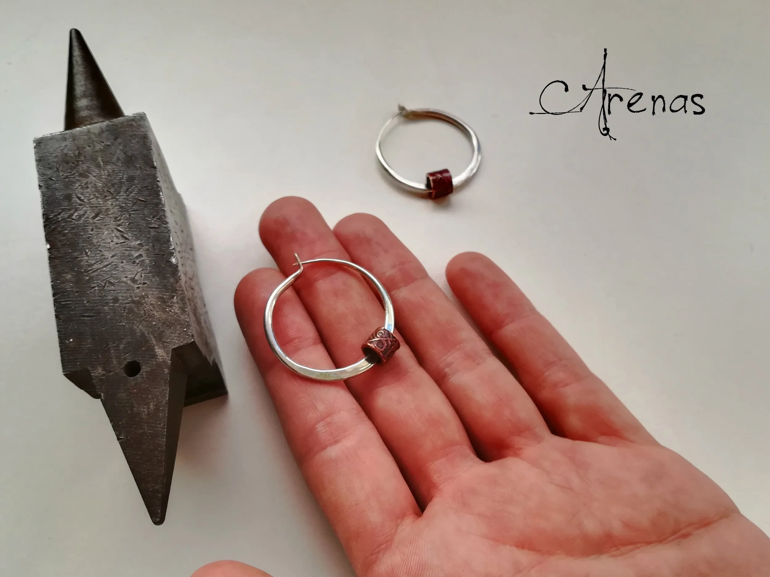 AROS DE PLATA MACIZA Y COBRE  ARGOLLAS DE PLATA
