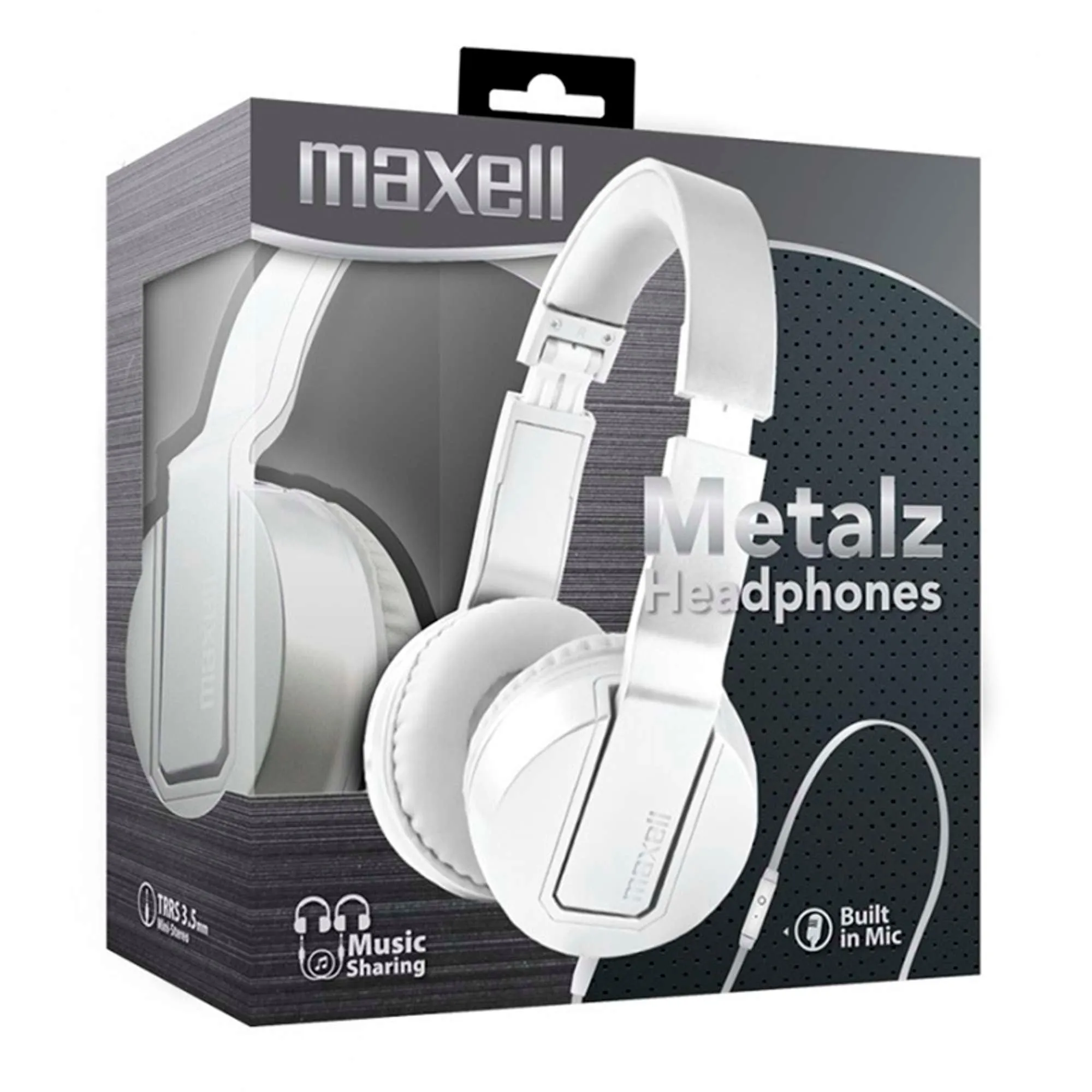 AUDíFONOS MAXELL SMS10 MID PEARL