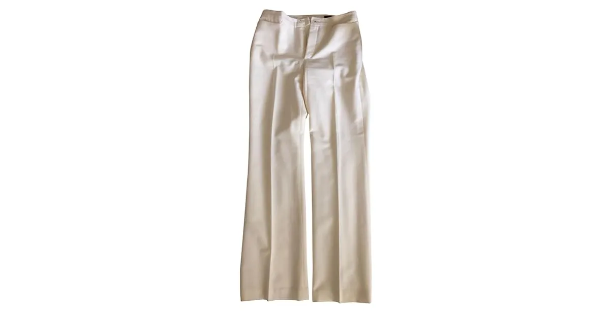 Autre Marque Pantalones, polainas Blanco 