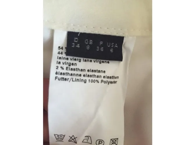 Autre Marque Pantalones, polainas Blanco 