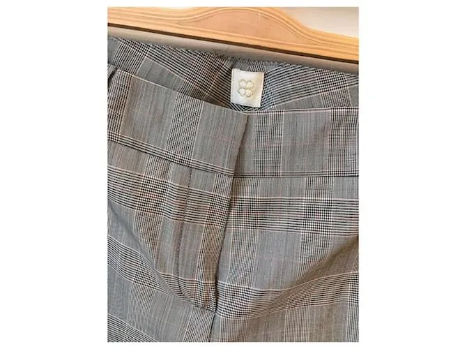 Autre Marque TRUE ROYAL Pantalones T.ESO 42 Lana Gris 