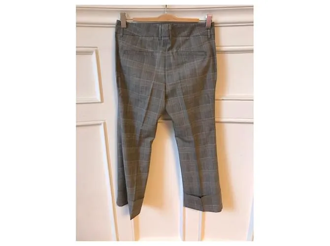 Autre Marque TRUE ROYAL Pantalones T.ESO 42 Lana Gris 