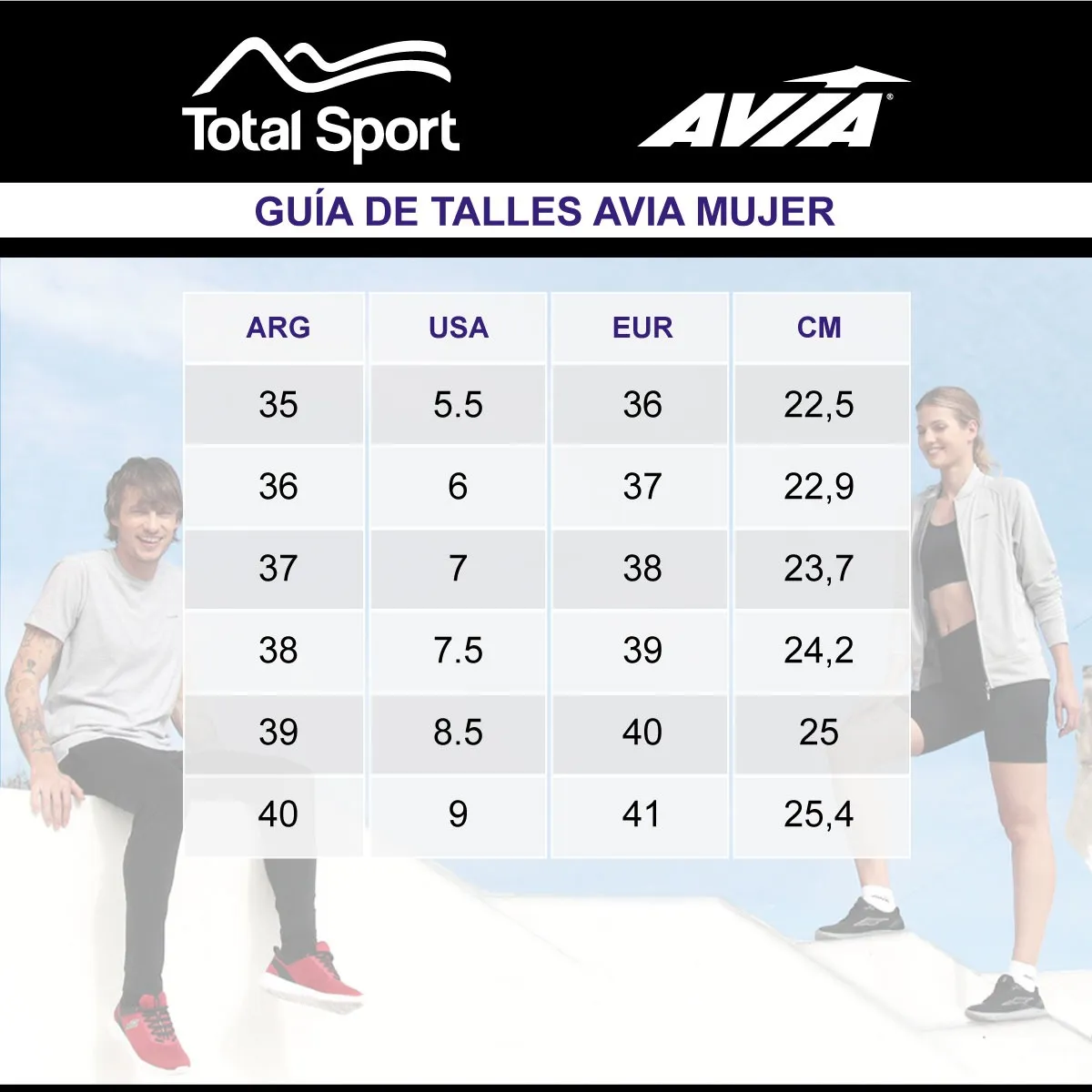 Avia Zapatillas Sprint – Mujer – 0840001