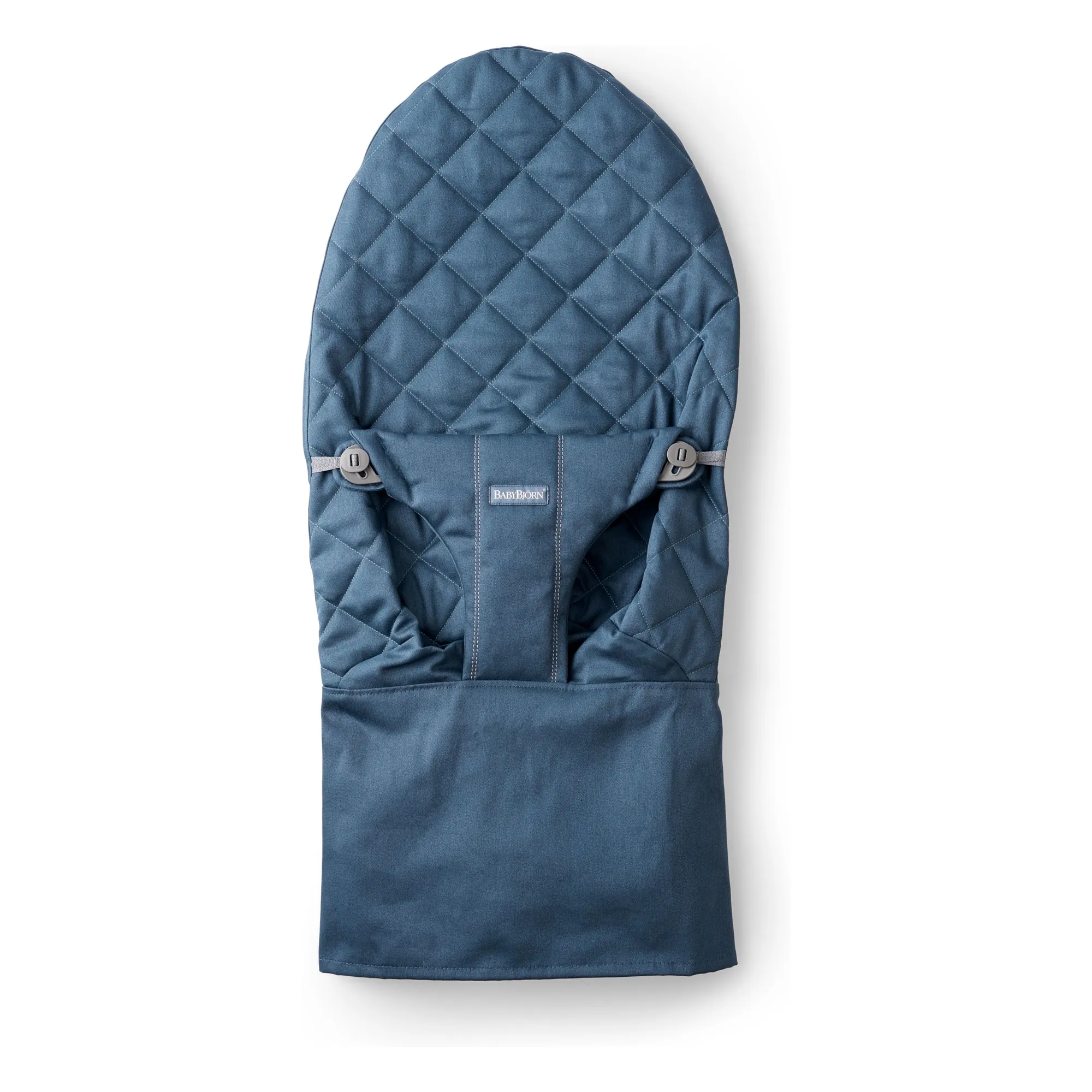 BabyBjörn Funda para tumbona Bliss de algodón acolchado | Azul Marino