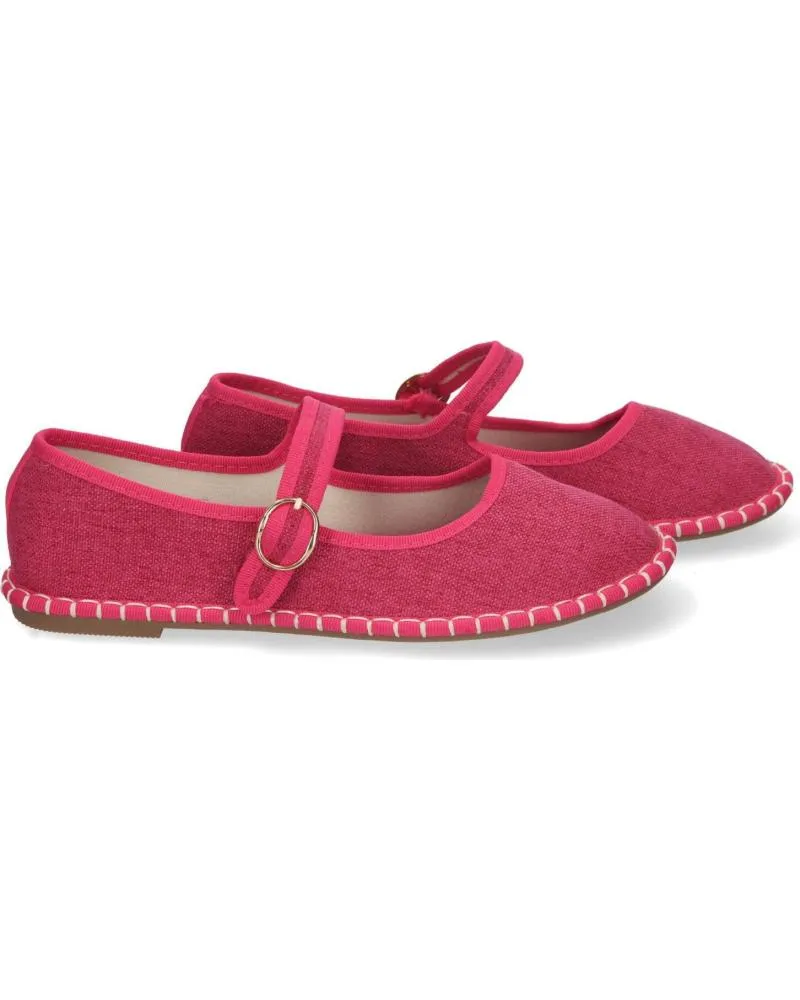 Bailarinas PUNTOSALAO  de Mujer ALPARGATA VENECIANA ESTILO MERCEDITAS PARA MUJER COLOR FUCSI  VARIOS COLORES