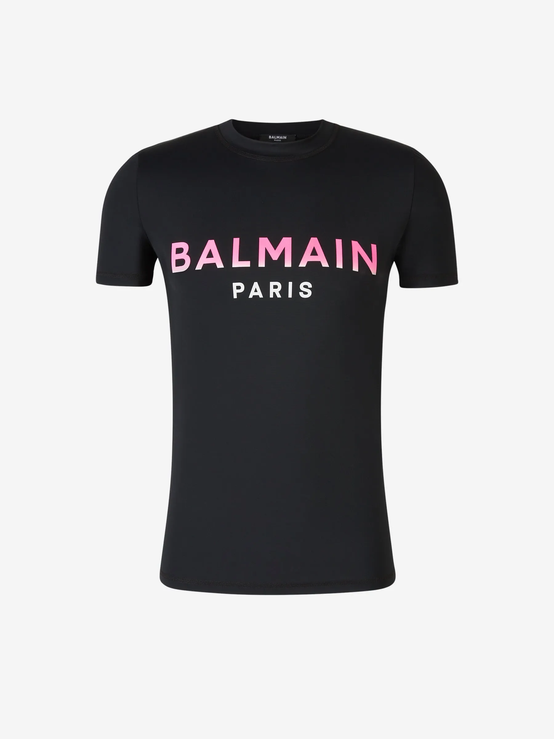 Balmain Camiseta Técnica Logo