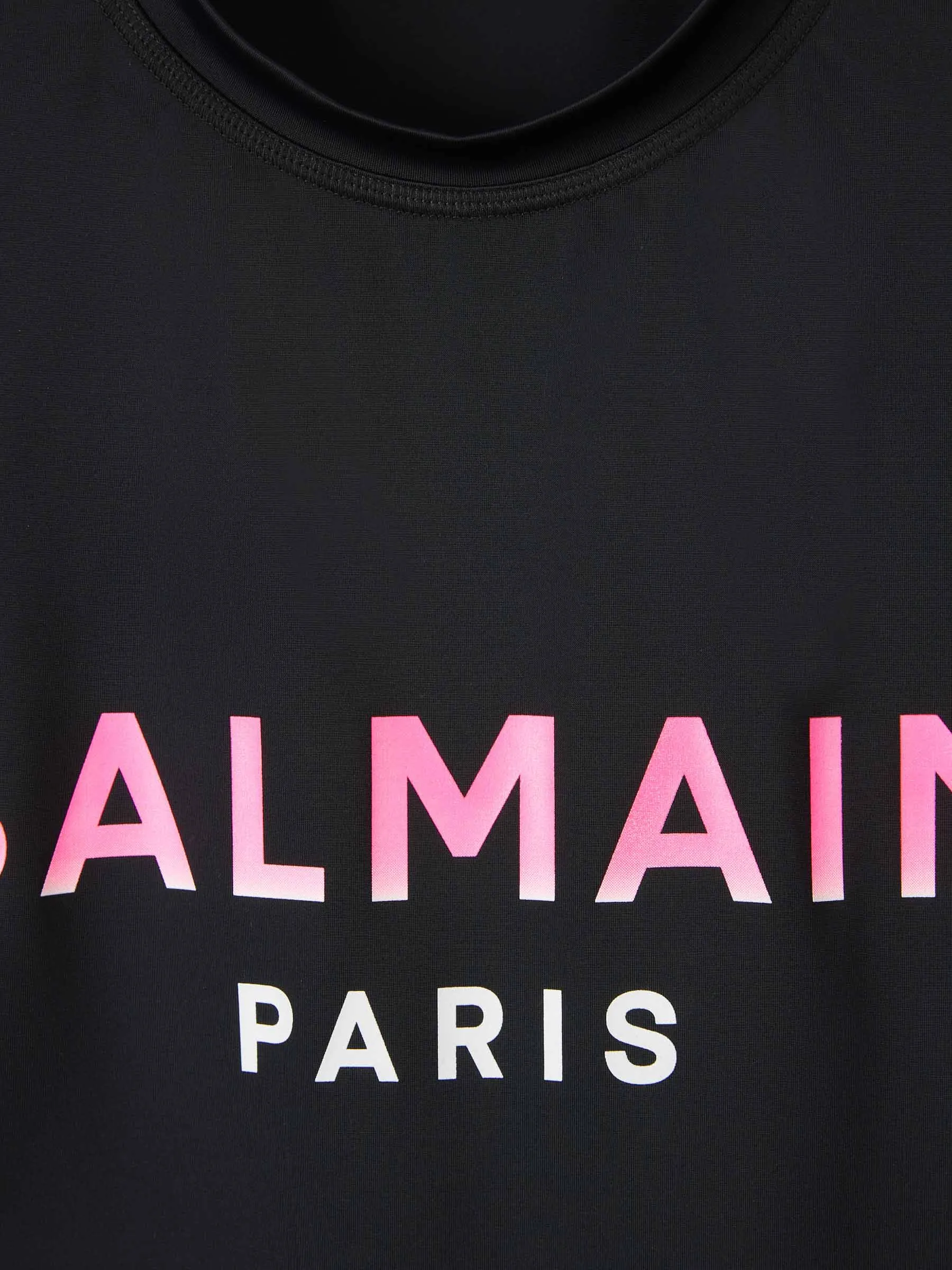 Balmain Camiseta Técnica Logo