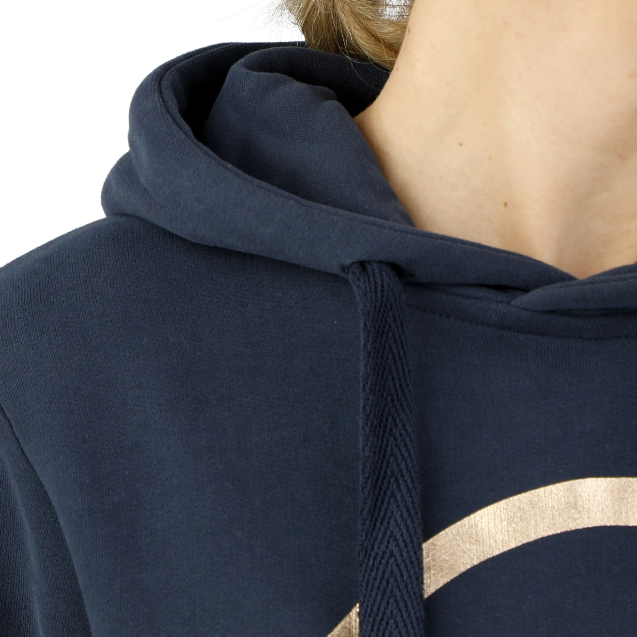 Baseline Logo Metallic Sudadera Con Capucha Mujeres