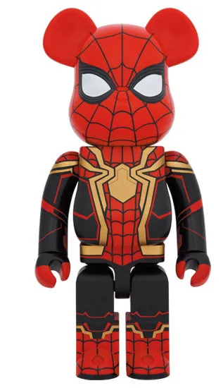 BEARBRICK X MARVEL SPIDERMAN (INTEGRATED SUIT) 1000%