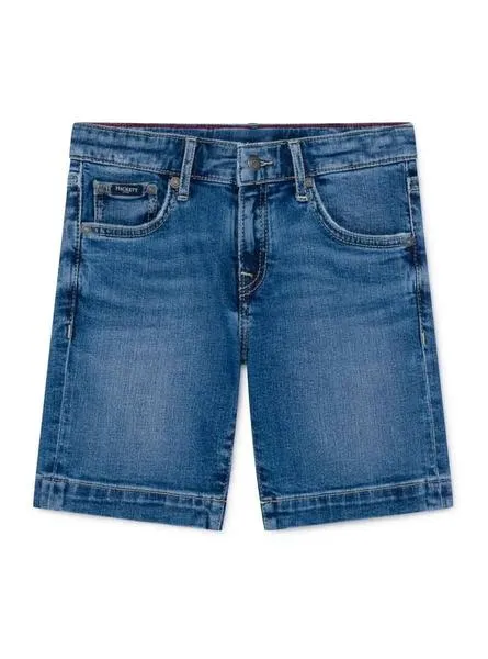 bermuda hackett denim azul para niño