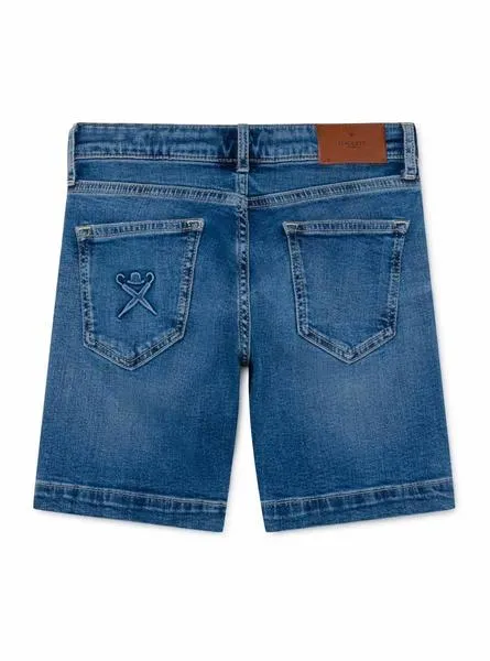 bermuda hackett denim azul para niño