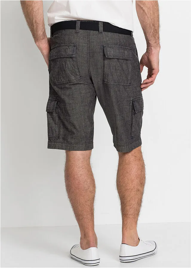 Bermudas de estilo cargo y corte holgado Negro