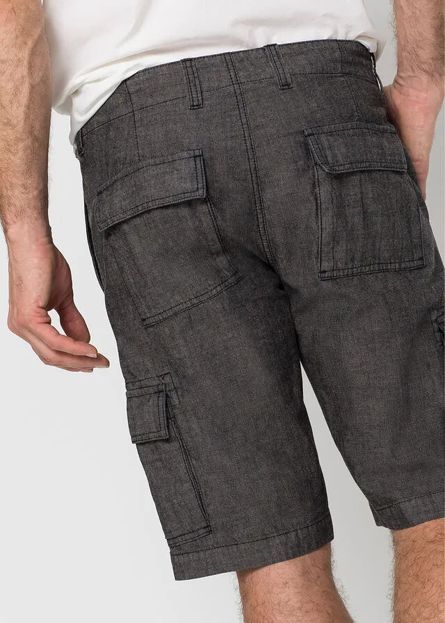 Bermudas de estilo cargo y corte holgado Negro