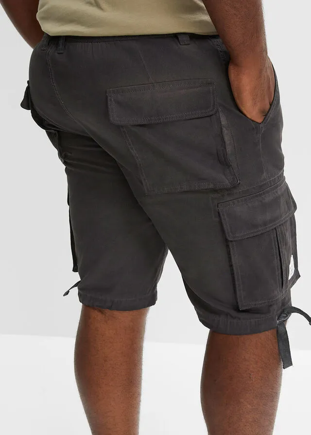 Bermudas de estilo cargo y corte holgado pizarra