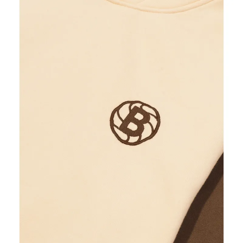 BESSEL PATCH HOODIE BEIGE