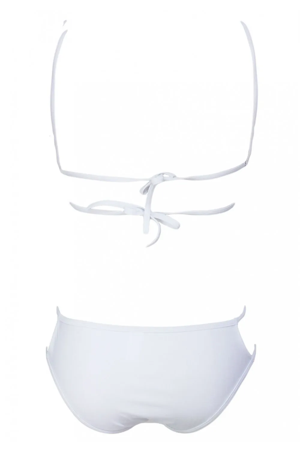 Bikini blanco con tirantes