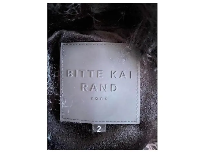Bitte Kai Rand Abrigos, Ropa de calle Negro 