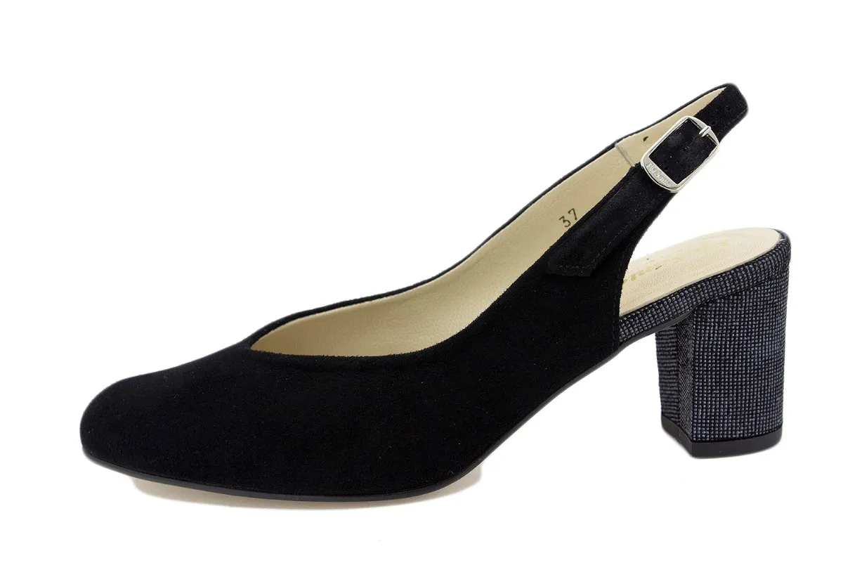 Black Suede Pump