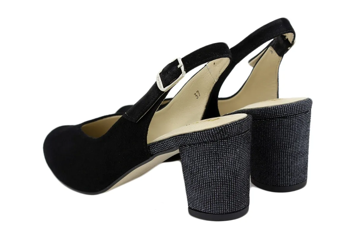 Black Suede Pump