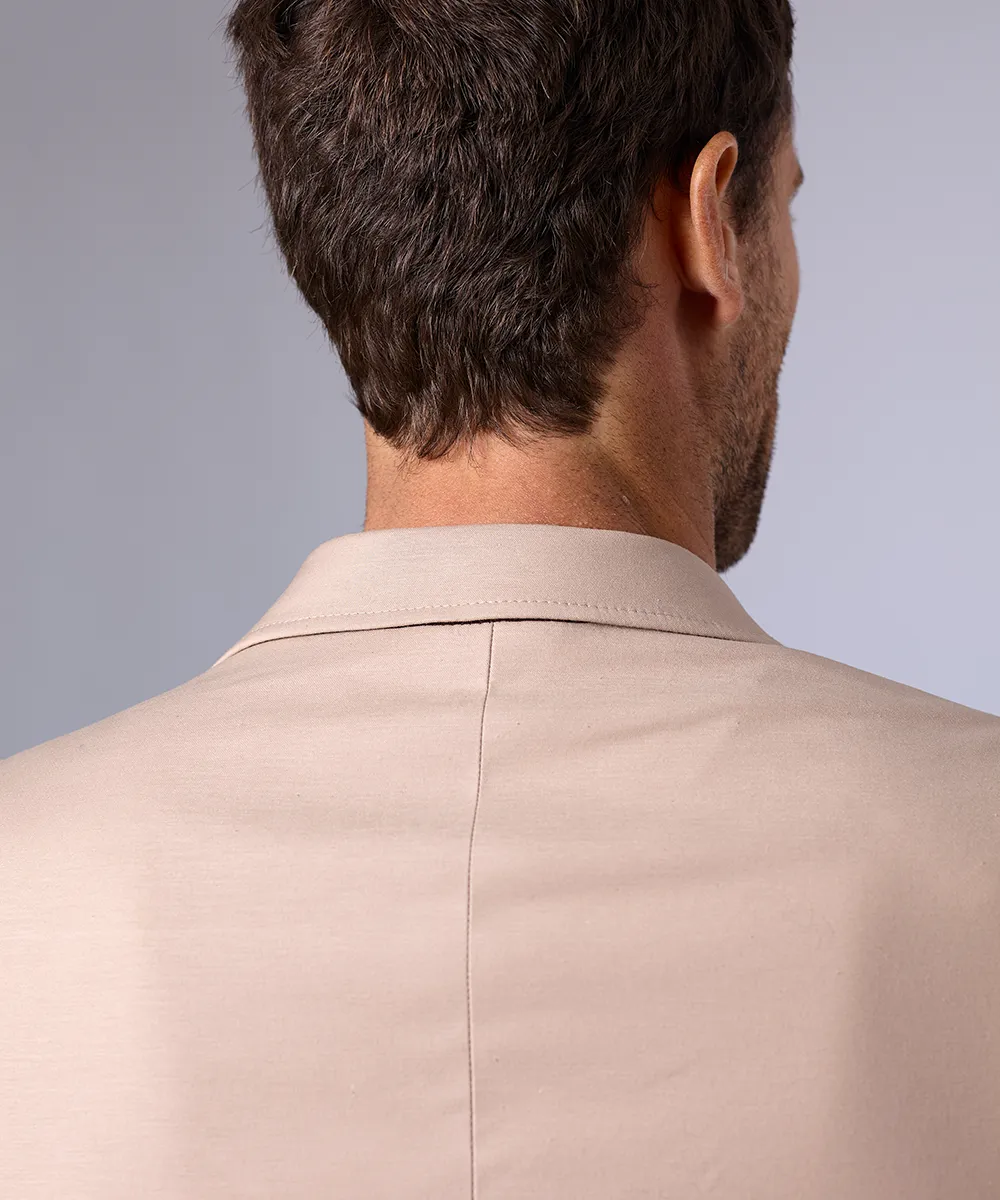 BLAZER CUELLO SOLAPA CON BOLSILLOS BEIGE OI24