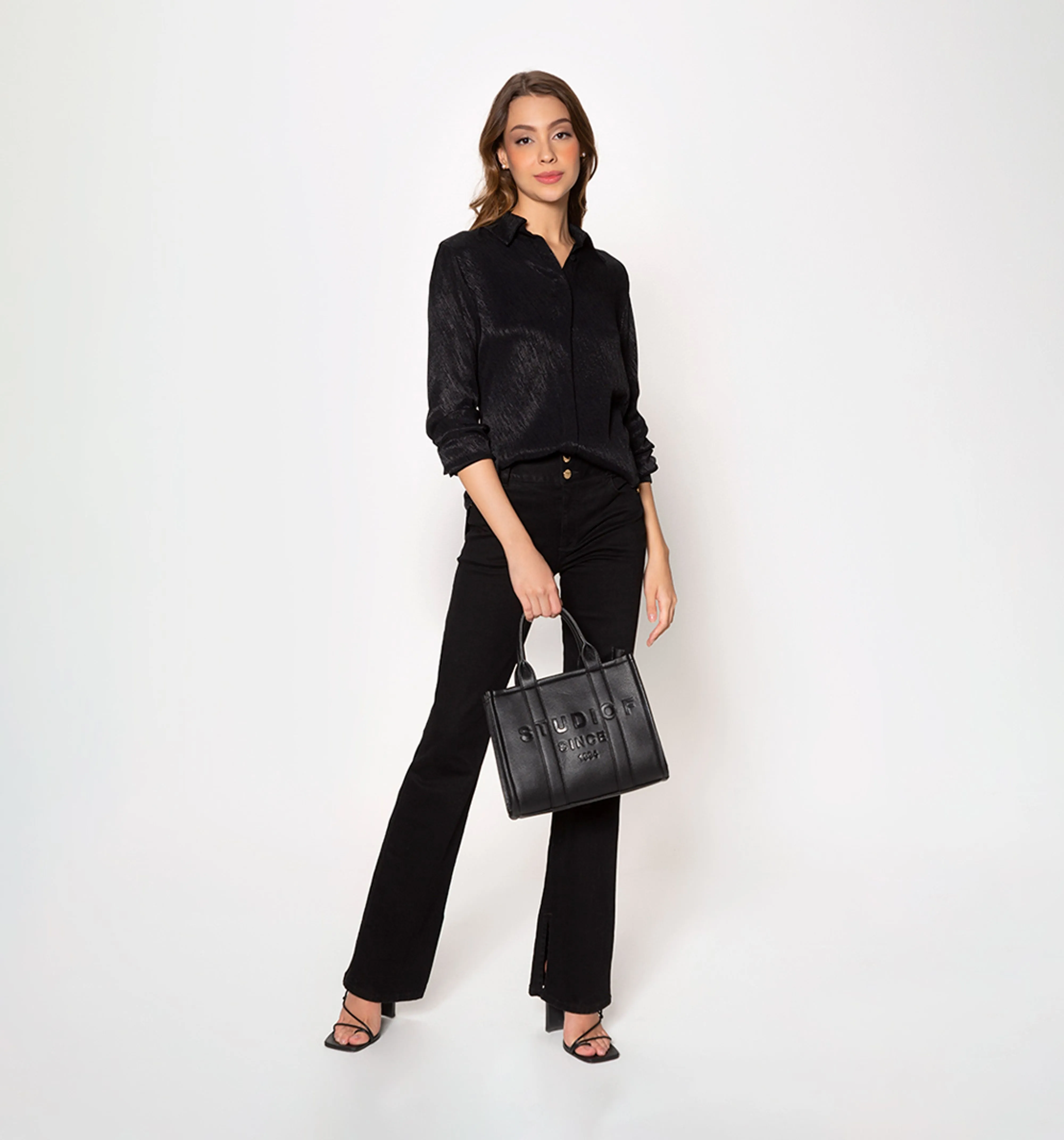 Blusa camisera manga larga