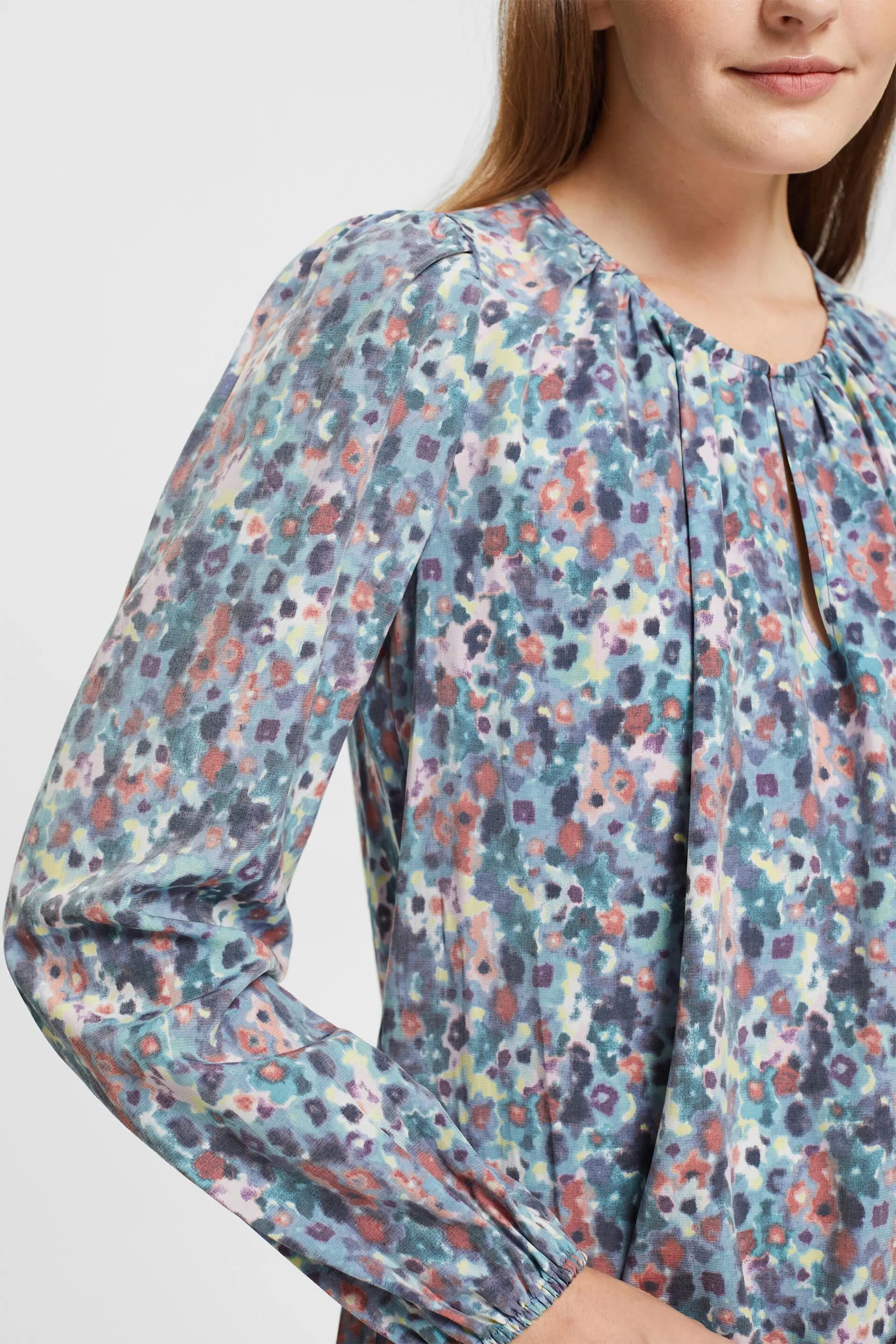Blusa con estampado, LENZING™ ECOVERO™