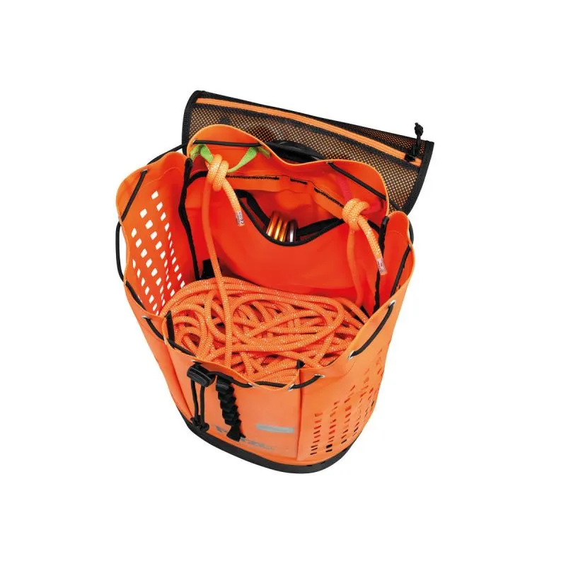 Bolsa de barranquismo PETZL ALCANADRE GUIDE 45 (naranja/negro)