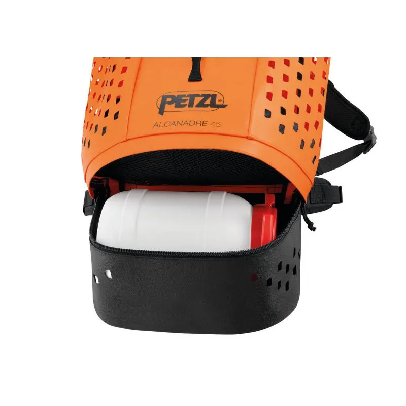 Bolsa de barranquismo PETZL ALCANADRE GUIDE 45 (naranja/negro)