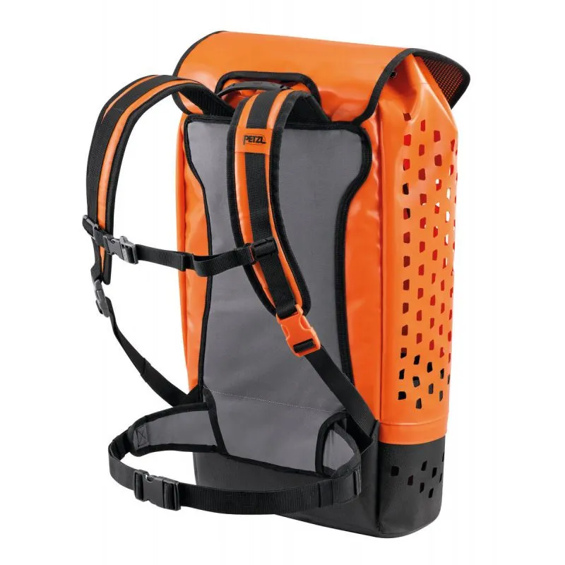 Bolsa de barranquismo PETZL ALCANADRE GUIDE 45 (naranja/negro)