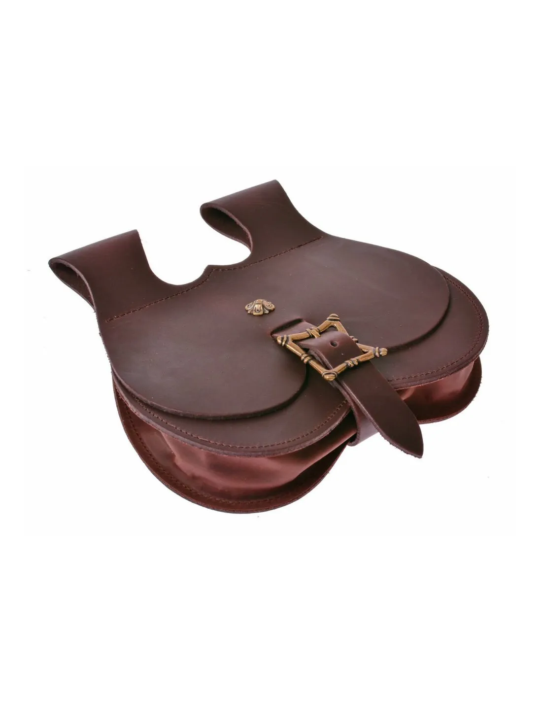 BOLSA MEDIEVAL SIGLOS XVXVI EN PIEL (22 X 22 CM.)