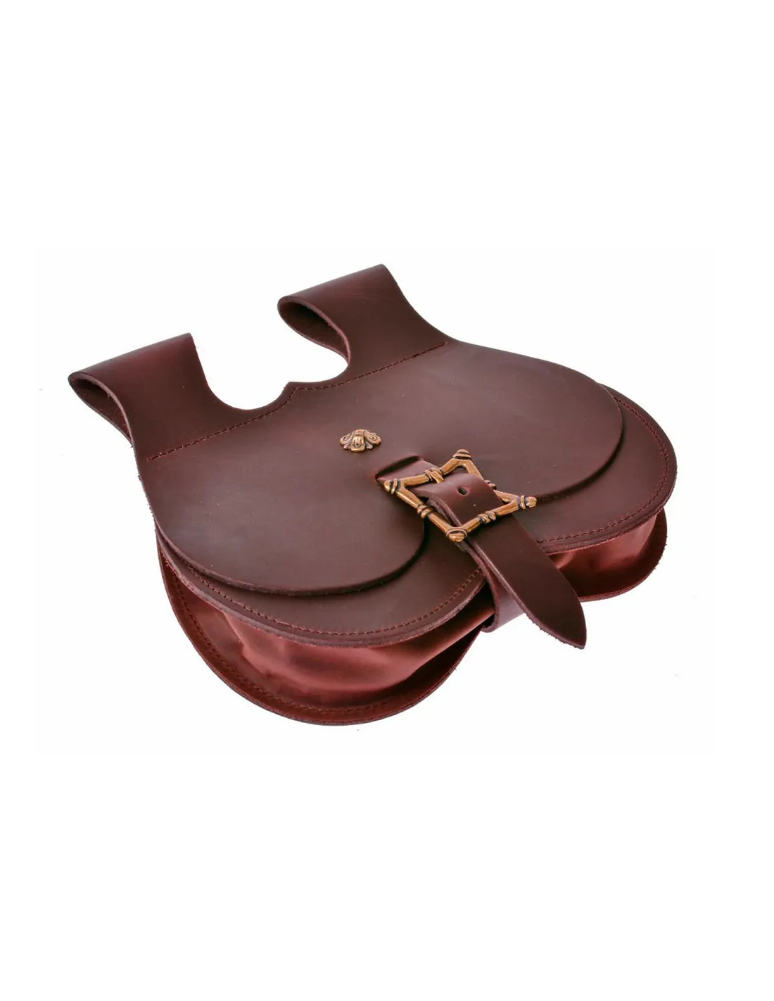 BOLSA MEDIEVAL SIGLOS XVXVI EN PIEL (22 X 22 CM.)