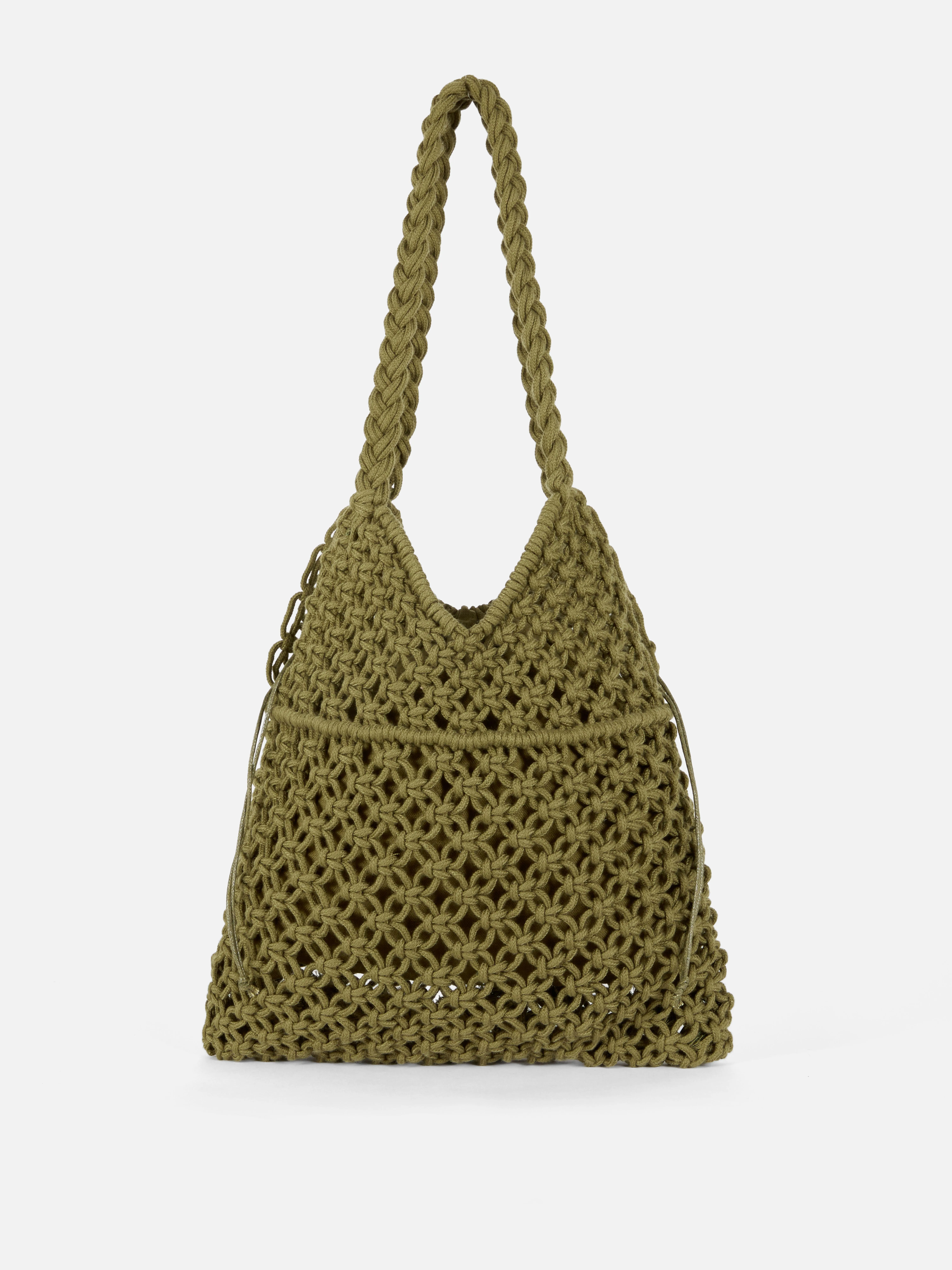 Bolso shopper de ganchillo
