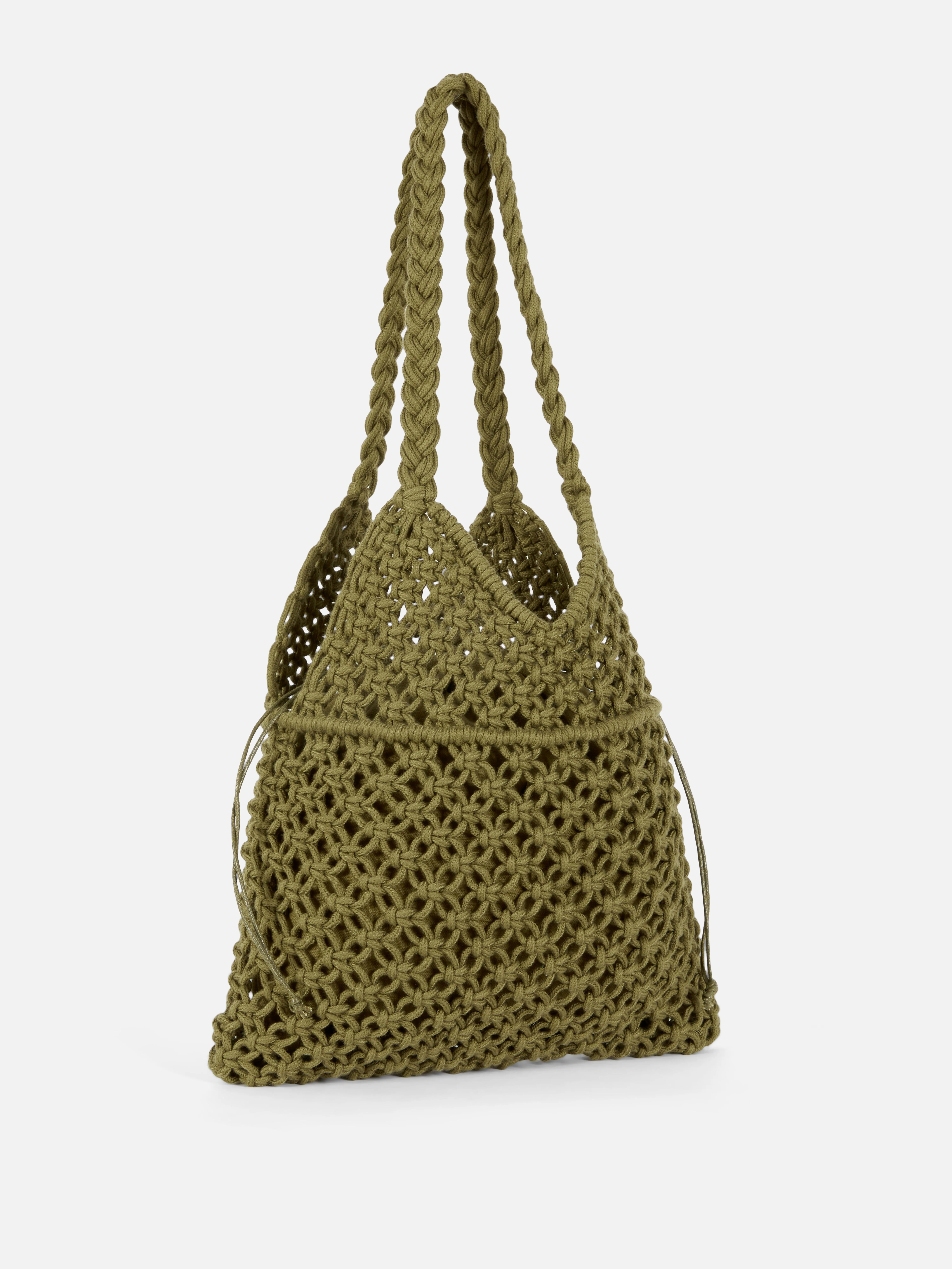 Bolso shopper de ganchillo