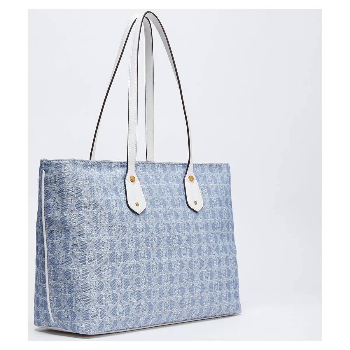 Bolso tote con jacquard logotipo